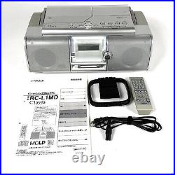 Victor JVC RC-L1MD Boombox Portable Stereo MD / CD Cassette Player