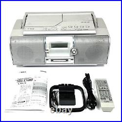 Victor JVC RC-L1MD Boombox Portable Stereo MD / CD Cassette Player Recoder