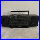 Vintage 1992 JVC PC-X100 AM/FM Radio CD Dual Cassette Player Boombox TESTED VGC