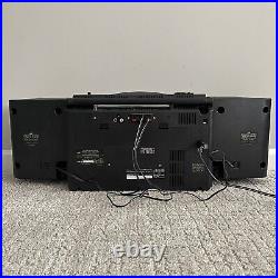 Vintage 1992 JVC PC-X100 AM/FM Radio CD Dual Cassette Player Boombox TESTED VGC