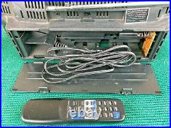 Vintage 1997 JVC CD Cassette AM-FM Radio Portable Player with Remote RC-QW350BK