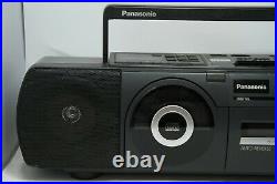 Vintage 80s 1988 Panasonic RX-DT50 Boombox Portable Cassette, CD Player Broken