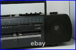 Vintage 80s 1988 Panasonic RX-DT50 Boombox Portable Cassette, CD Player Broken