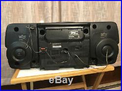 Vintage 90s JVC PC-XC30 Portable Stereo Boombox Radio CD Player 6 Disc Changer