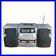 Vintage AIWA CA-DW630 Stereo Disc CD Player Dual Cassette Boombox With Speakers