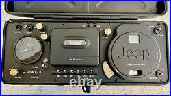 Vintage Black JEEP Boombox JXBLK Portable CD Radio Cassette Weather USA 2003