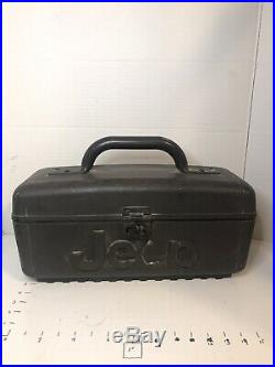 Vintage Black Jeep Boombox CD AM/FM Radio Cassette Player Portable WPSS-1A