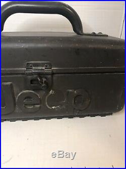 Vintage Black Jeep Boombox CD AM/FM Radio Cassette Player Portable WPSS-1A