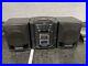 Vintage Boombox Portable CD Player Cassette player Radio JVC-X102