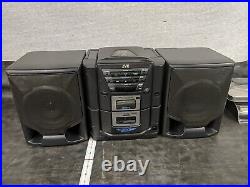 Vintage Boombox Portable CD Player Cassette player Radio JVC-X102