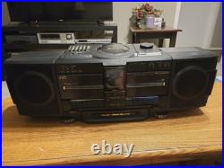 Vintage JVC Boombox PC-X300 Portable Ghetto Blaster Original Box Vintage JVC Boombox PC-X300 Portable Ghetto Blaster Original Box