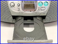 Vintage JVC RC-QW200 AM/FM CD Cassette Player Portable Boombox Audio Tested
