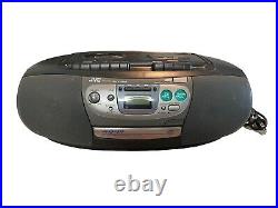 Vintage JVC RC-QW200 AM/FM CD Cassette Player Portable Boombox WORKS