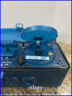 Vintage Jeep Power Brand Aqua Portable Boombox JP110766 CD Radio AM/FM Cassette Vintage Jeep Power Brand Aqua Portable Boombox JP110766 CD Radio AM/FM Cassette