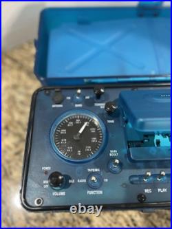 Vintage Jeep Power Brand Aqua Portable Boombox JP110766 CD Radio AM/FM Cassette Vintage Jeep Power Brand Aqua Portable Boombox JP110766 CD Radio AM/FM Cassette