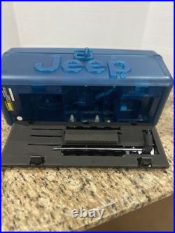 Vintage Jeep Power Brand Aqua Portable Boombox JP110766 CD Radio AM/FM Cassette Vintage Jeep Power Brand Aqua Portable Boombox JP110766 CD Radio AM/FM Cassette