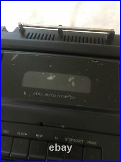 Vintage Jvc Pc-x103 Portable Boombox Cd, Fm, Am, Cassette Player With Remote