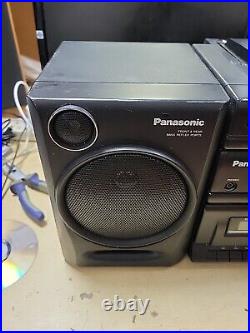 Vintage Panasonic RX-DT610 Portable Stereo CD Cassette Player