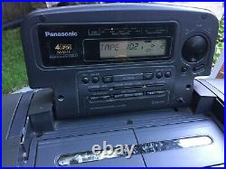 Vintage Panasonic RX-DT707 Portable Stereo Radio CD Player Cassette Boom Box