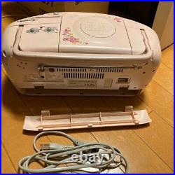 Vintage Sanrio Hello Kitty Stereo CD Cassette Player Radio AM/FM Boombox Japan