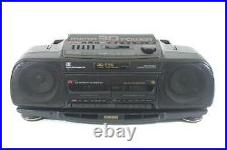 Vintage Seiko Instruments Inc. Portable Tape Player AM/FM Radio BoomBox