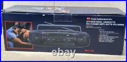 Vintage Seiko WKC-3A FM AM Radio Dual Cassette Boombox