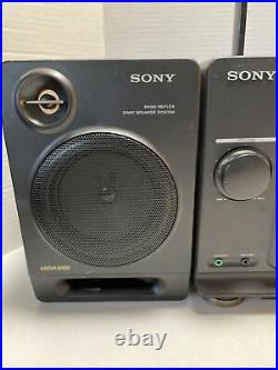 Vintage Sony CFD-440 Portable AM/FM Stereo CD & Cassette Player Boom Box