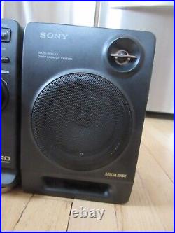 Vintage Sony CFD-440 Portable AM/FM Stereo CD & Cassette Player BoomBox