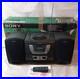 Vintage Sony CFD-ZW165 AM/FM Stereo Dual Cassette Recorder CD Boombox withBox