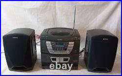 Vintage Sony CFD-ZW165 AM/FM Stereo Dual Cassette Recorder CD Boombox withBox Vintage Sony CFD-ZW165 AM/FM Stereo Dual Cassette Recorder CD Boombox withBox