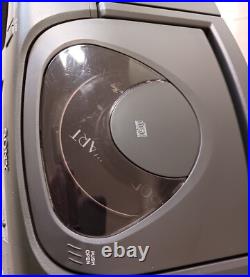 Vintage Sony CFD-ZW165 AM/FM Stereo Dual Cassette Recorder CD Boombox withBox Vintage Sony CFD-ZW165 AM/FM Stereo Dual Cassette Recorder CD Boombox withBox
