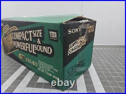 Vintage Sony CFS-B15 Radio/Cassette/Recorder Boombox New With Box