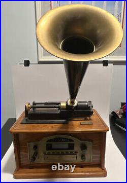 Vintage Spirit Of St. Louis Field CD Radio Boom Box Classic Home Phonograph Rare