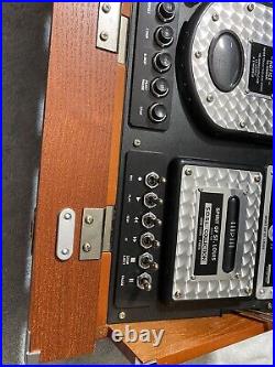 Vintage Spirit Of St. Louis Field CD Radio Boom Box MK II Cassette Player Works