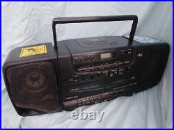 VtG JVC PC-X95 AM/FM stereo CD Dual Cassette Player Jerry Garcia boombox radio