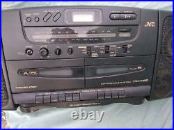 VtG JVC PC-X95 AM/FM stereo CD Dual Cassette Player Jerry Garcia boombox radio