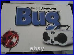 Vtg Emerson Bug Portable CD System AM/FM Stereo Radio Cassette Player Boom Box