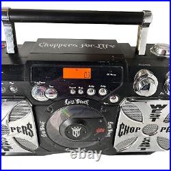 Vtg West Coast Choppers 4 Life Stereo Jammer Boom Box WCCC8000 CD RADIO WORKING