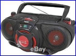 WMU Naxa Portable CD/MP3 & Cassette Player & AM/FM Radio with Subwoofer