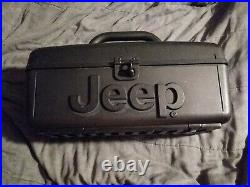 WORKS! Vintage Jeep Boombox Portable CD, Radio AM/FM & Cassette Player J-EL-3A
