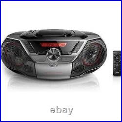 WithRemote Philips Bluetooth CD Player USB FM Radio Boombox Portable Stereo System