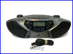 XM Skybox Satellite Radio Boombox AM FM CD Player Portable AUX Input