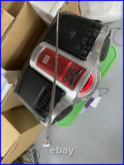 (see Video) Working Sony Xplod CFD-G700CP CD/Radio/Cassette Boombox Portable MP3